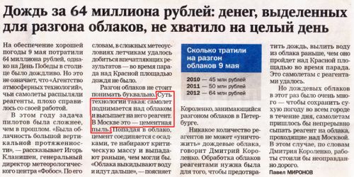 Цементный дождь
